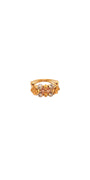 22K Gold Tri-tone Designer Ladies Ring