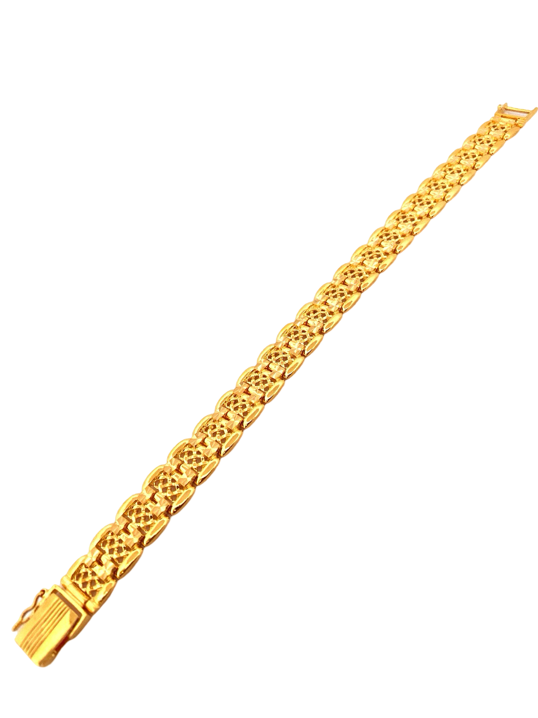 22K Gold Designer Men's Bracelet
