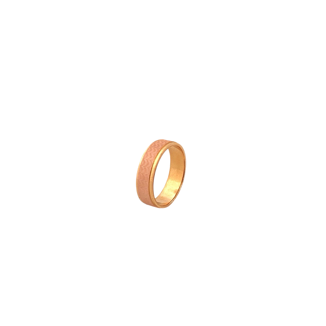 22K Gold Two-tone Designer Band