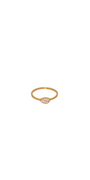 22K Gold CZ Designer Ladies Ring