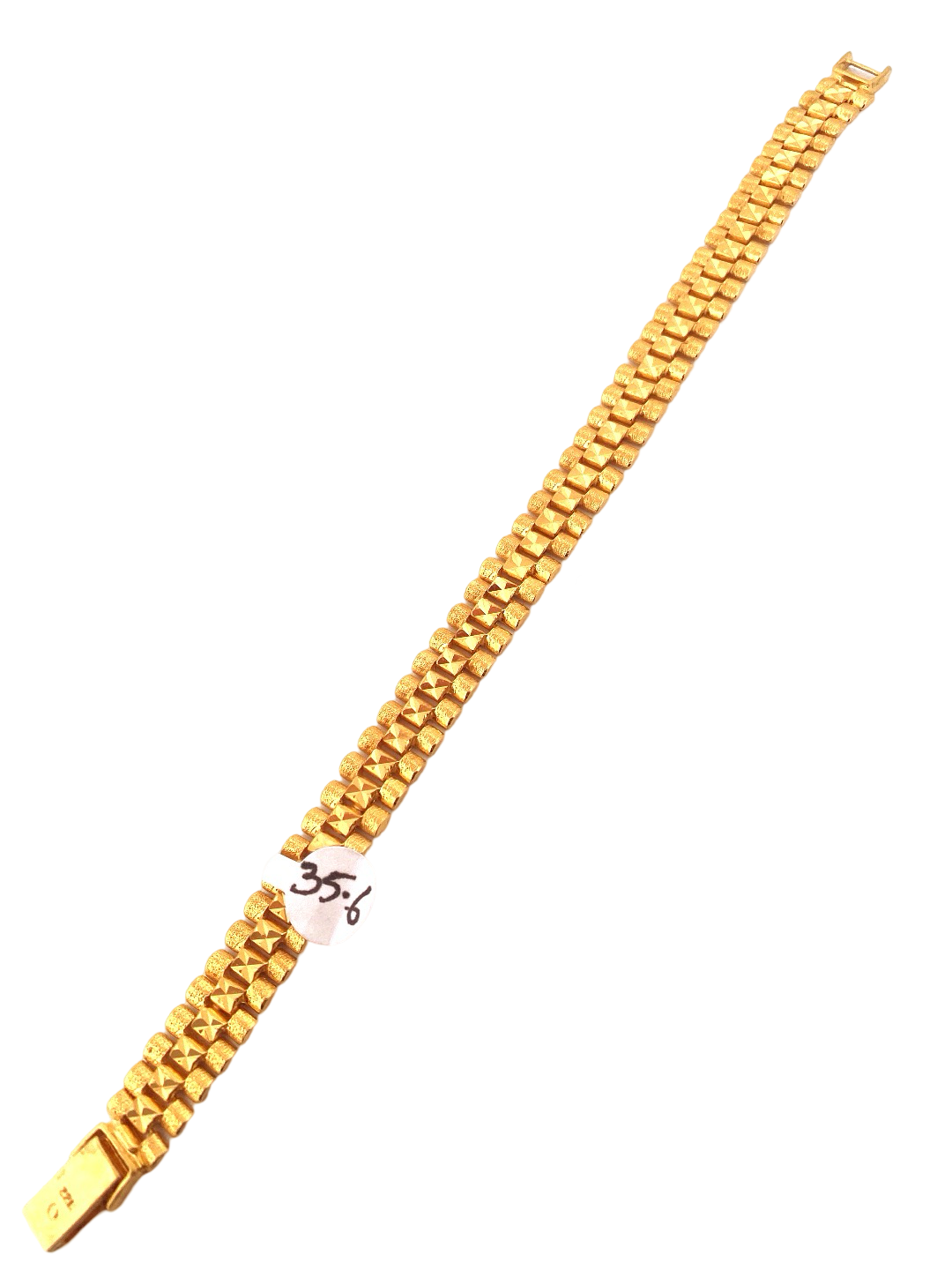 22K Gold Designer Men's Bracelet
