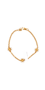 22K Gold Flower Designer Ladies Bracelet