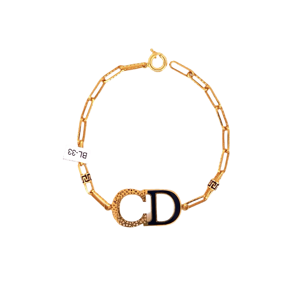 22K Gold Designer Ladies Bracelet