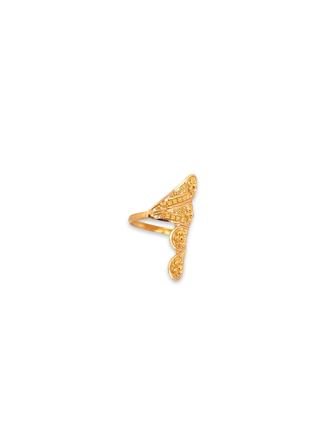 22K Gold Designer Ladies Ring