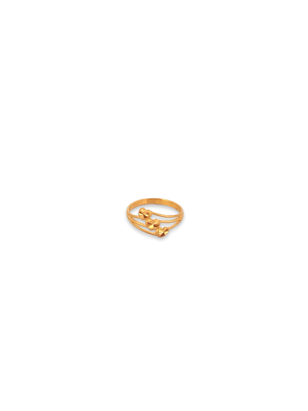 22K Gold Designer Ladies Ring