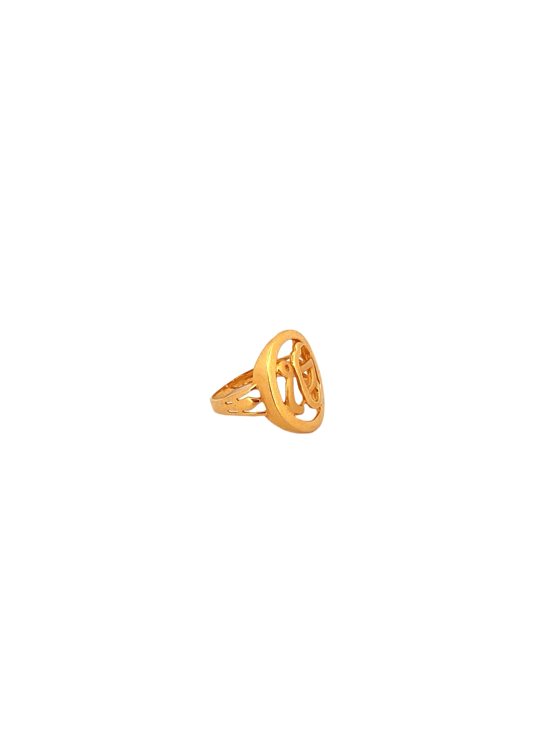 22K Gold Ek Onkar Designer Ring