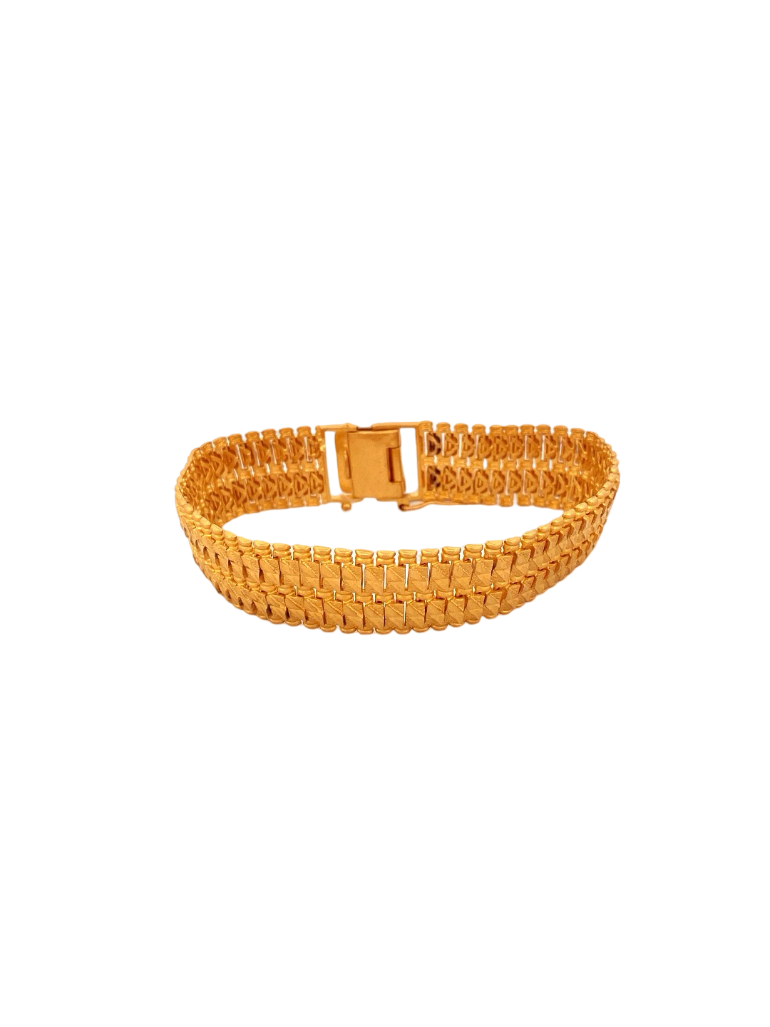 22K Gold Designer Men's Bracelet