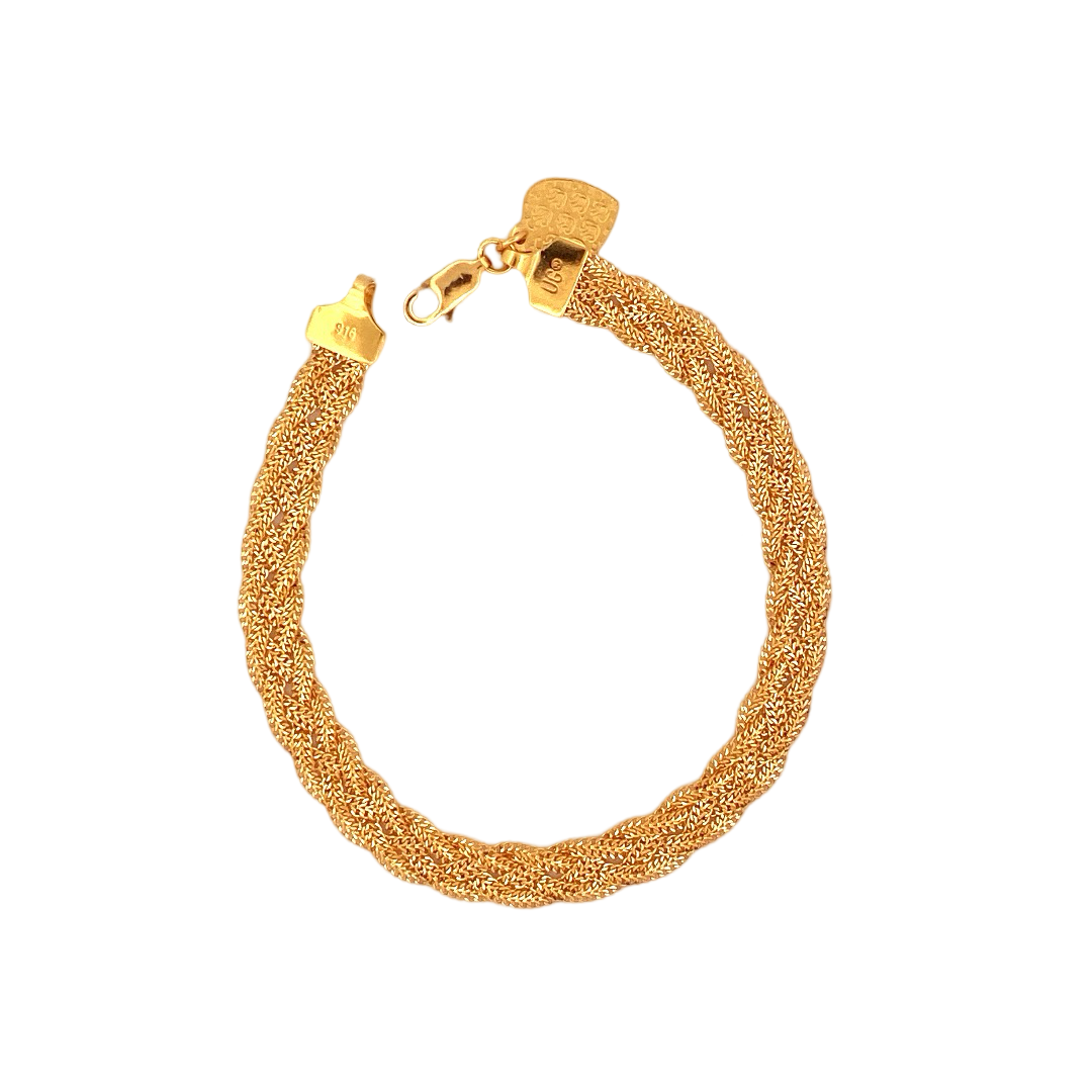 22K Gold Designer Ladies Bracelet