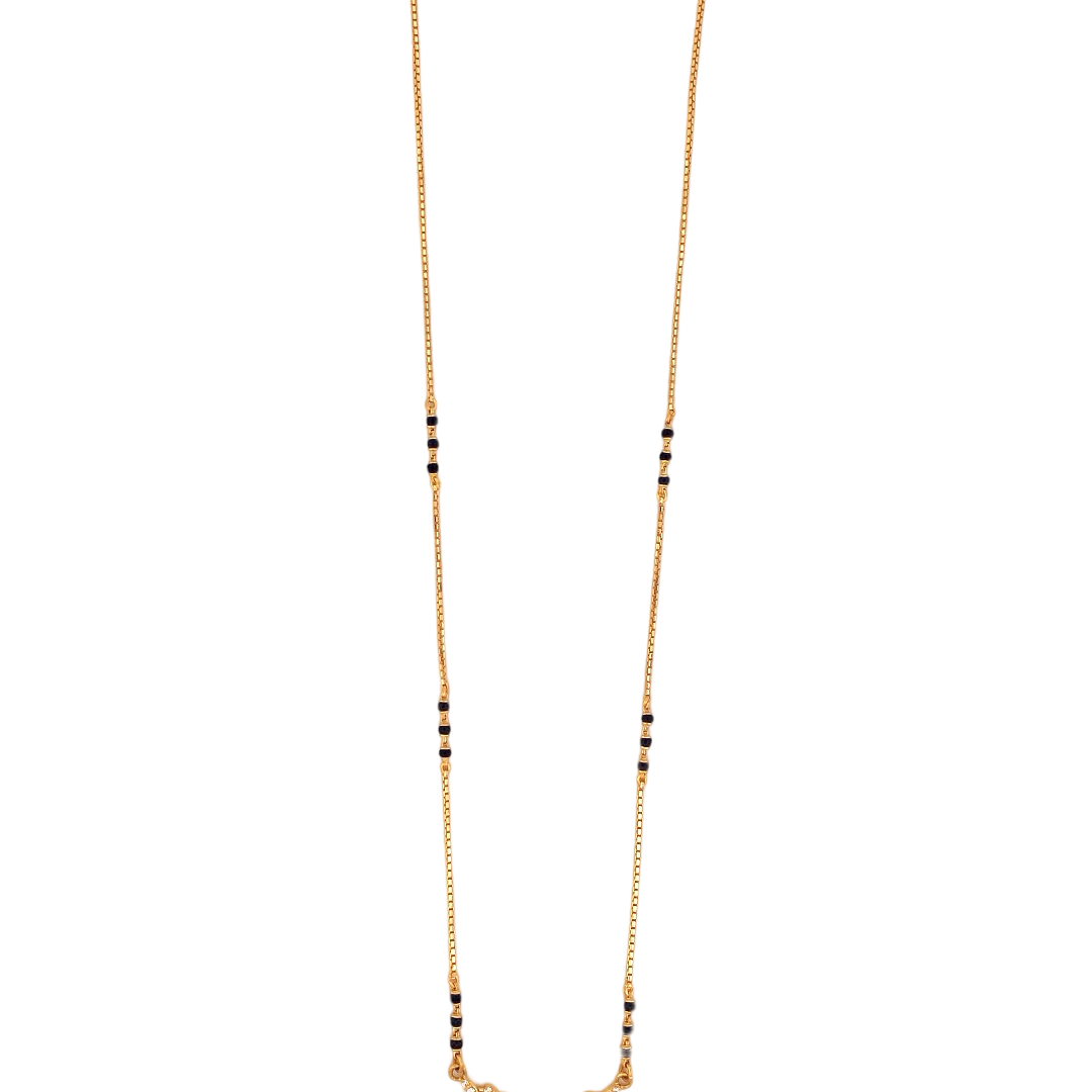 22K Gold CZ Designer Mangalsutra