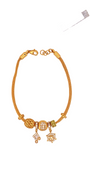 22K Gold CZ Designer Ladies Bracelet