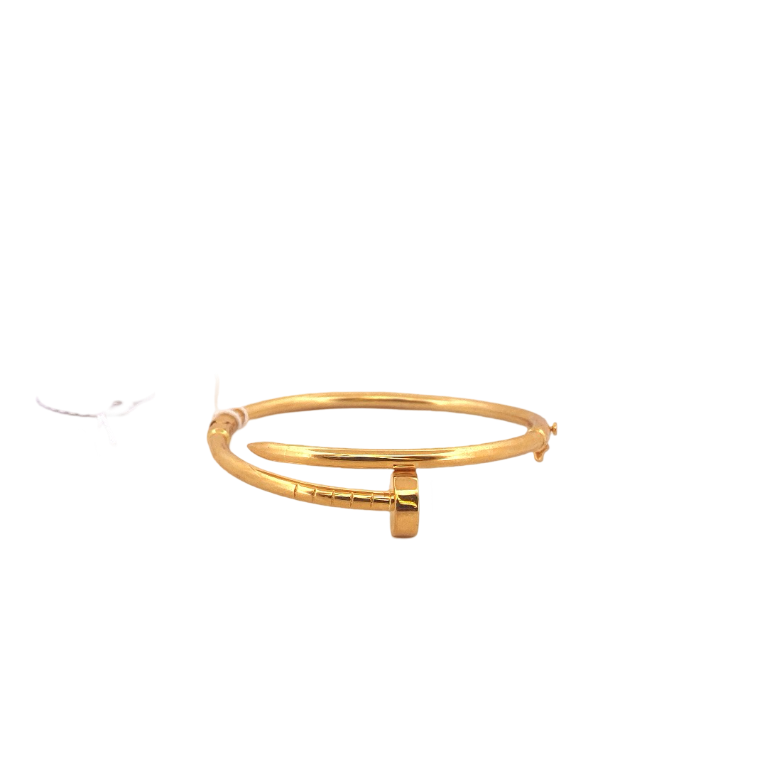 22K Gold Nail Designer Ladies Bracelet