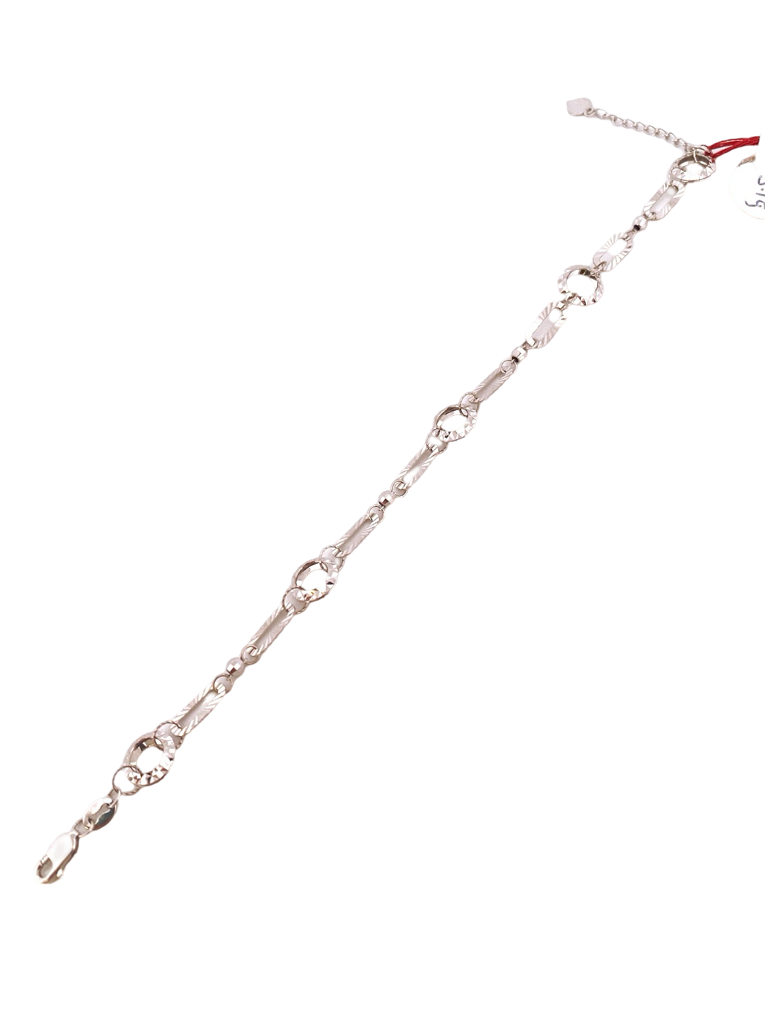 22K White Gold Designer Ladies Bracelet