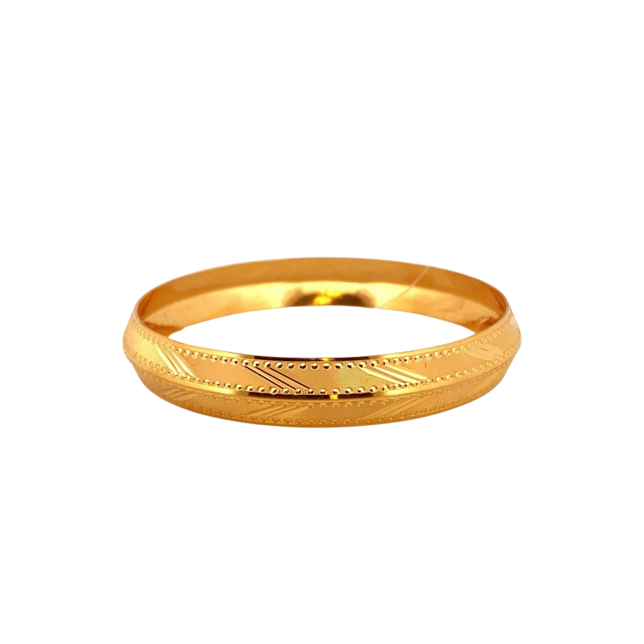 22K Gold Designer Men's Kara