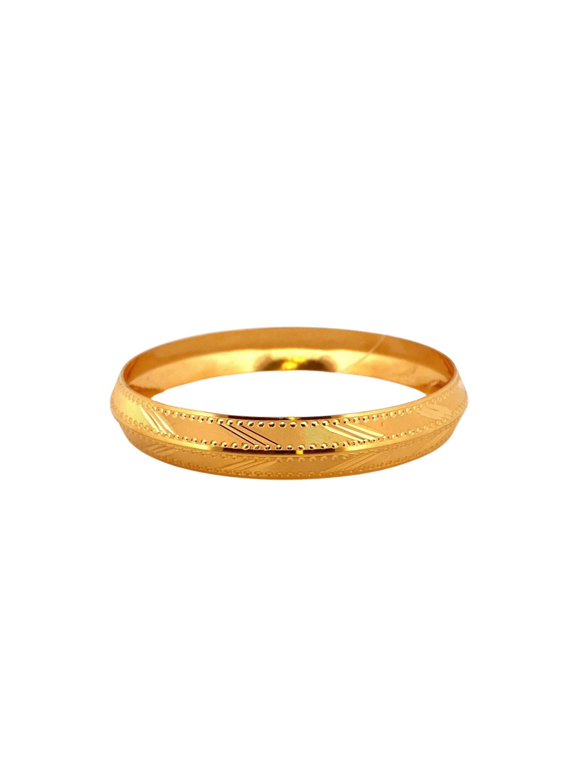 22K Gold Designer Men's Kara