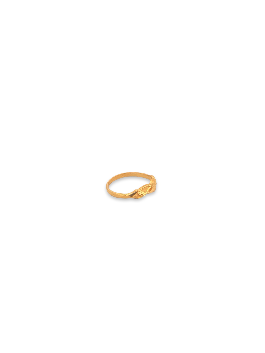 22K Gold Laser Cut Designer Ladies Ring