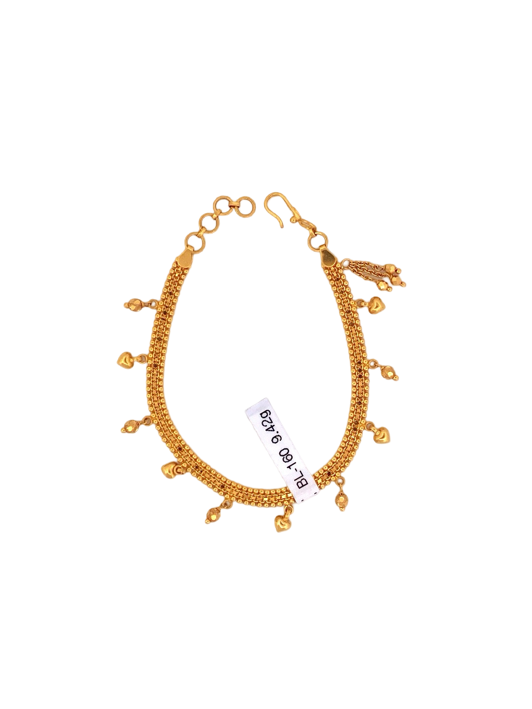 22K Gold Designer Ladies Bracelet