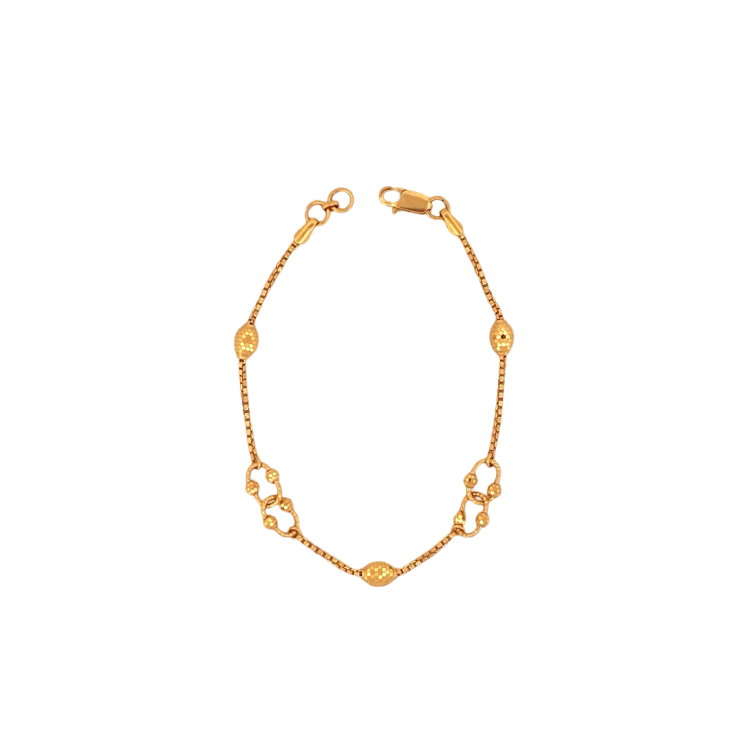22K Gold Designer Ladies Bracelet