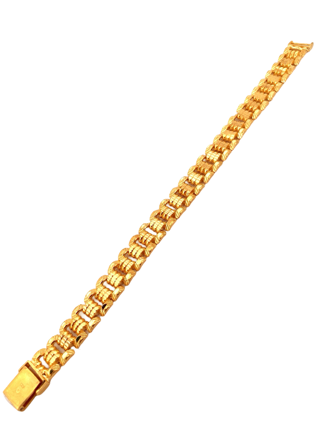 22K Gold Designer Men's Bracelet
