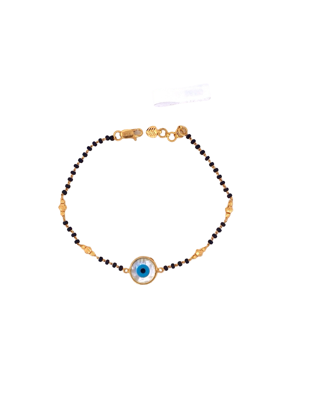 22K Gold Evil Eye Designer Ladies Bracelet