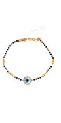 22K Gold Evil Eye Designer Ladies Bracelet