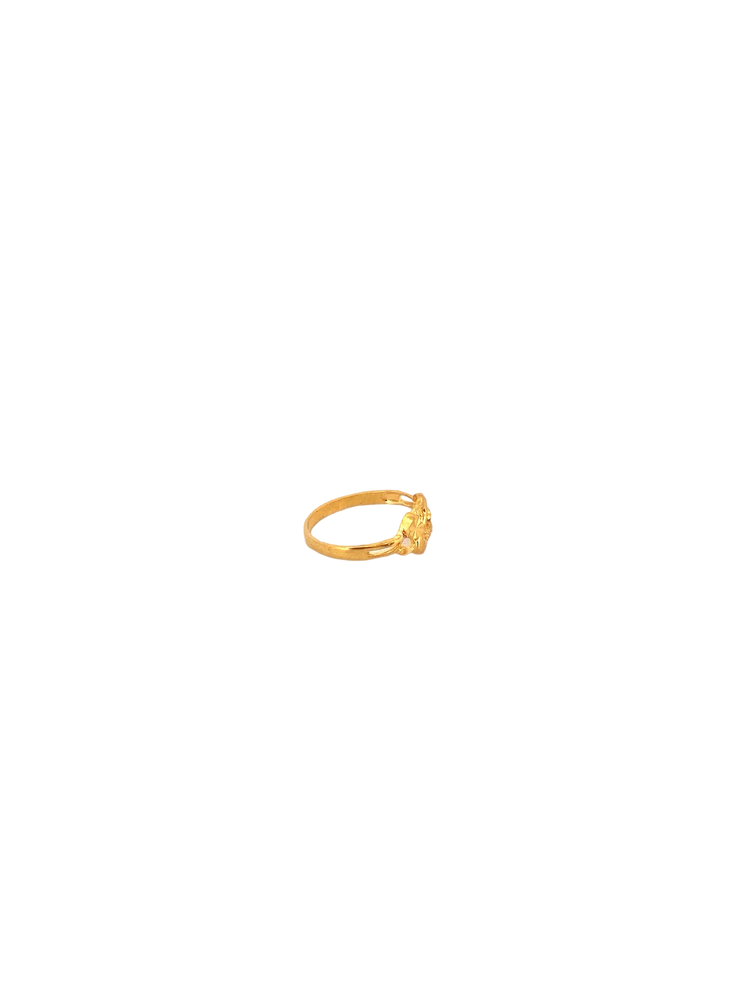22K Gold Laser Cut Designer Ladies Ring