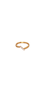 22K Gold CZ Designer Ladies Ring
