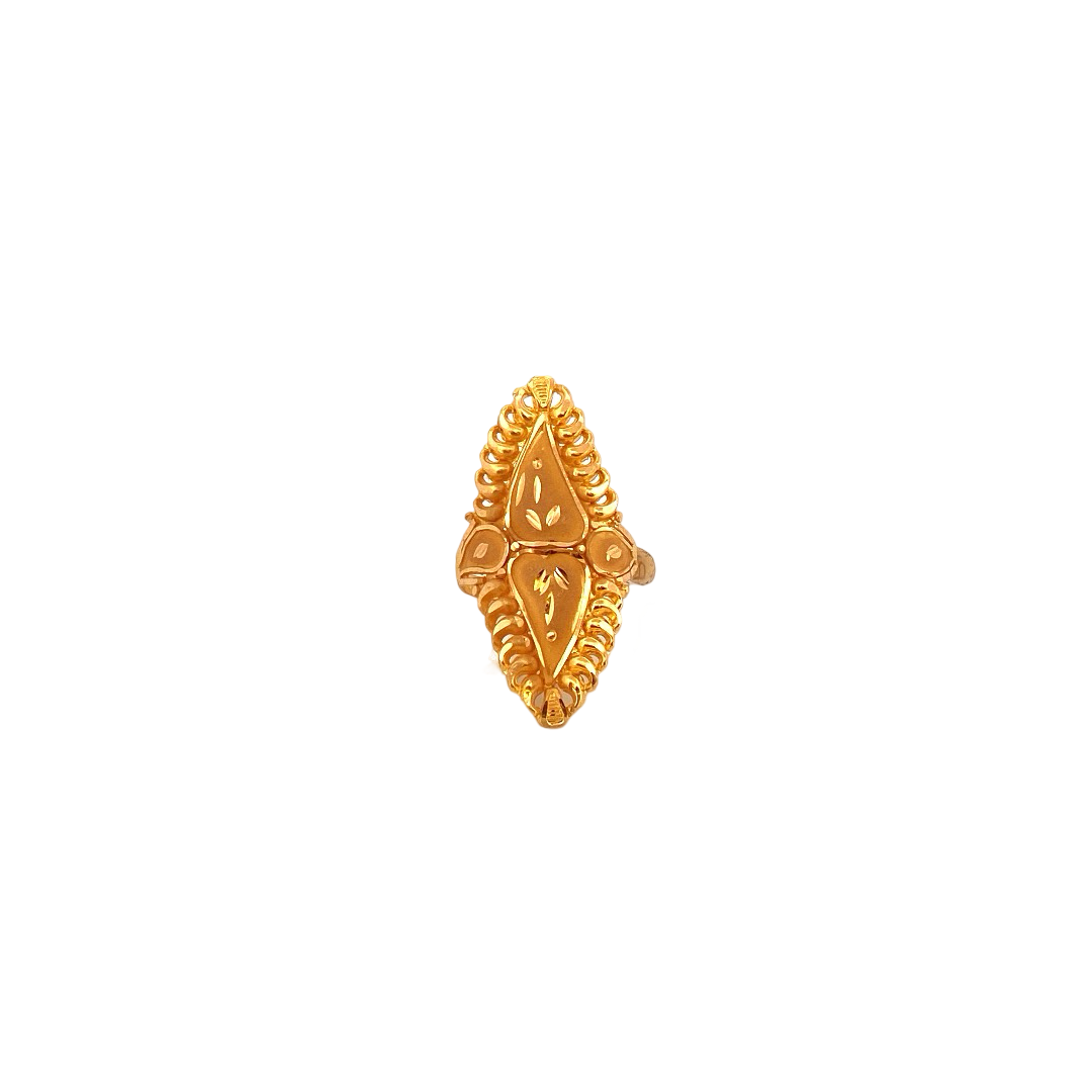 22K Gold Designer Ladies Ring