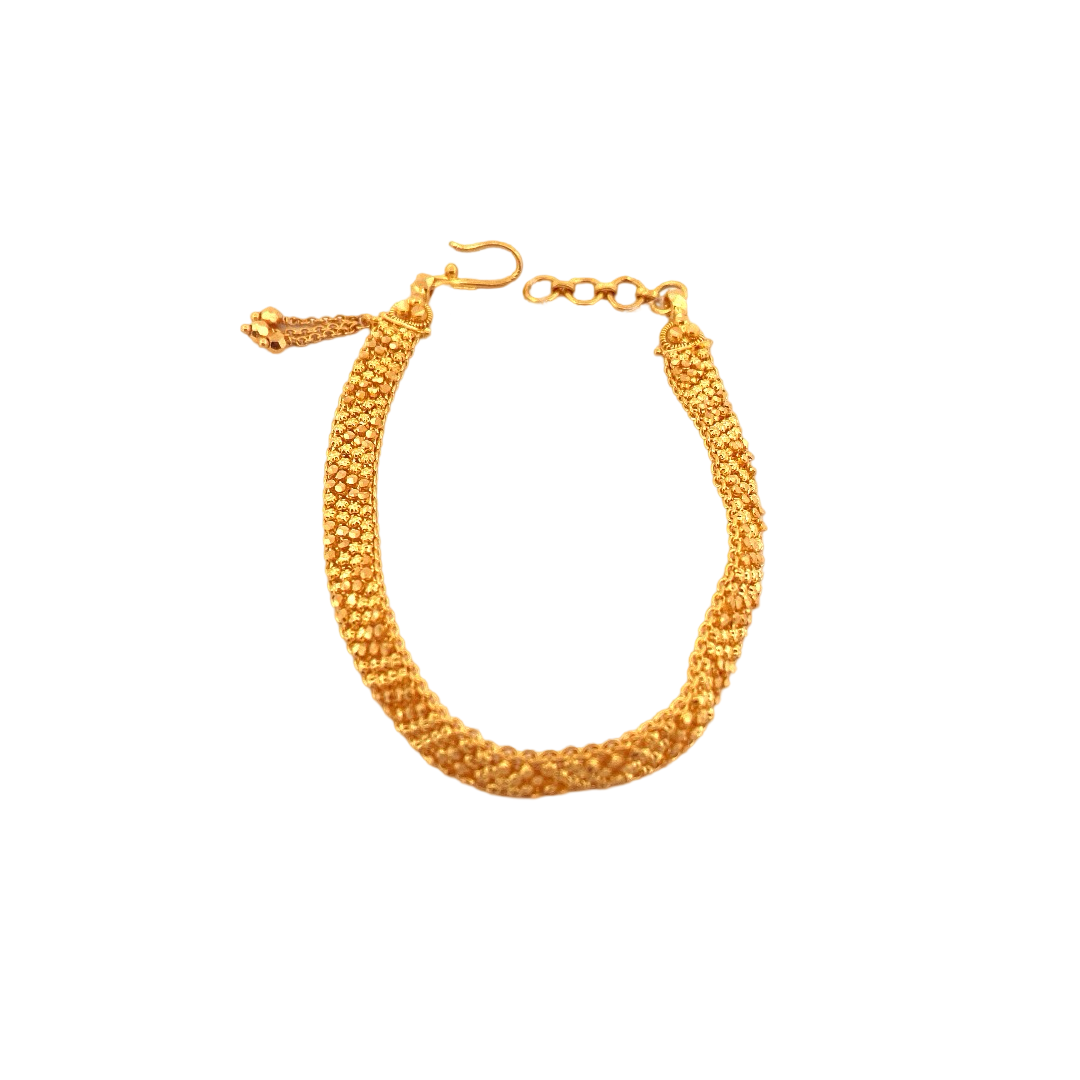 22K Gold Designer Ladies Bracelet