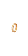 22K Gold Two-tone Designer Band