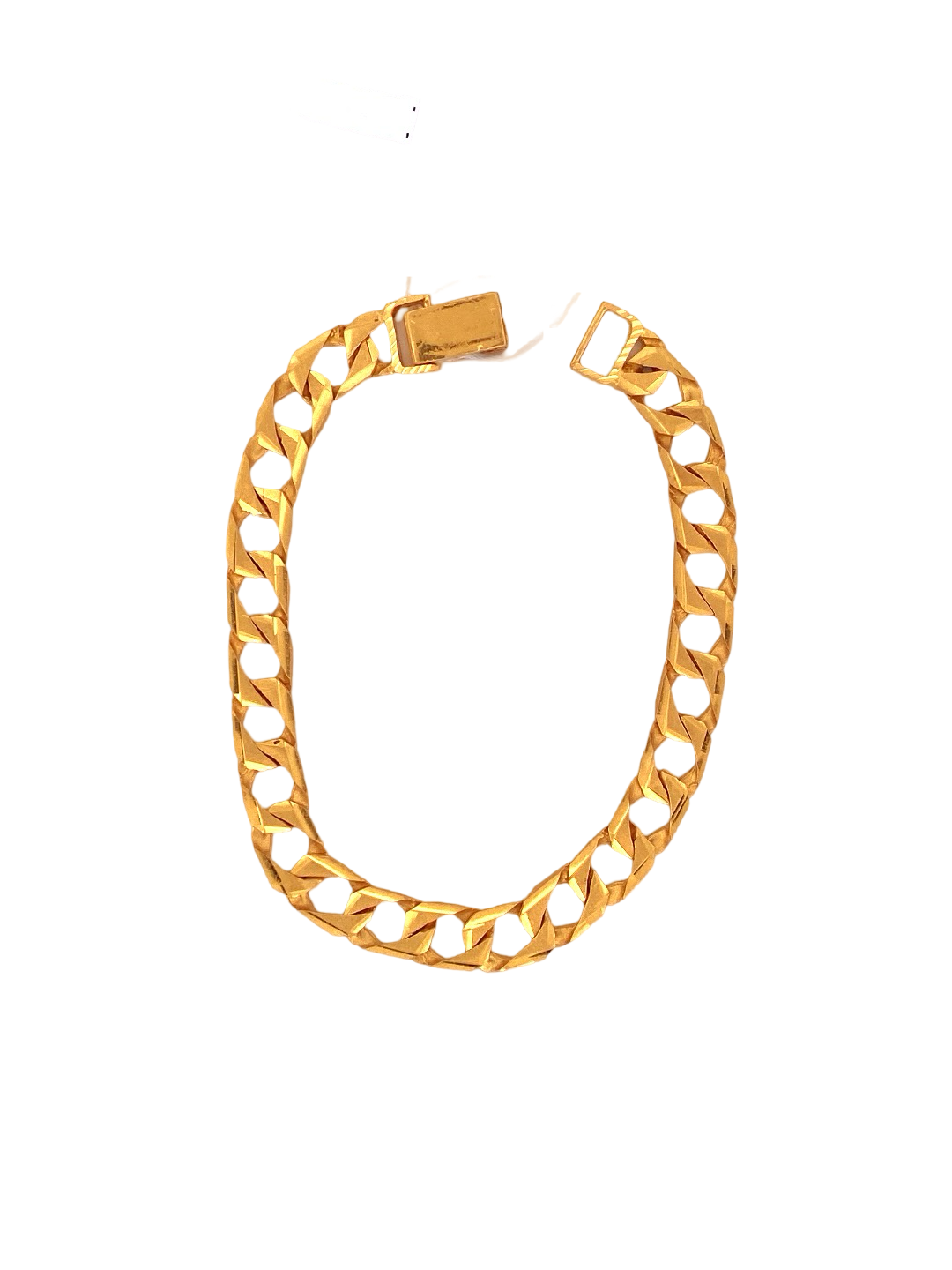 22K Gold Cuban Link Designer Men's Bracelet