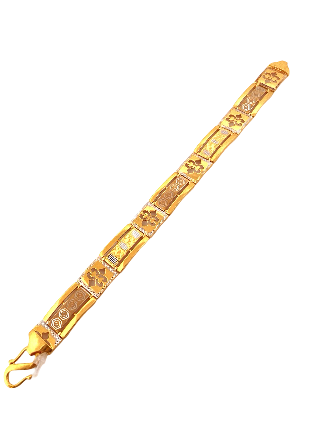 22K Gold Designer Men's Bracelet