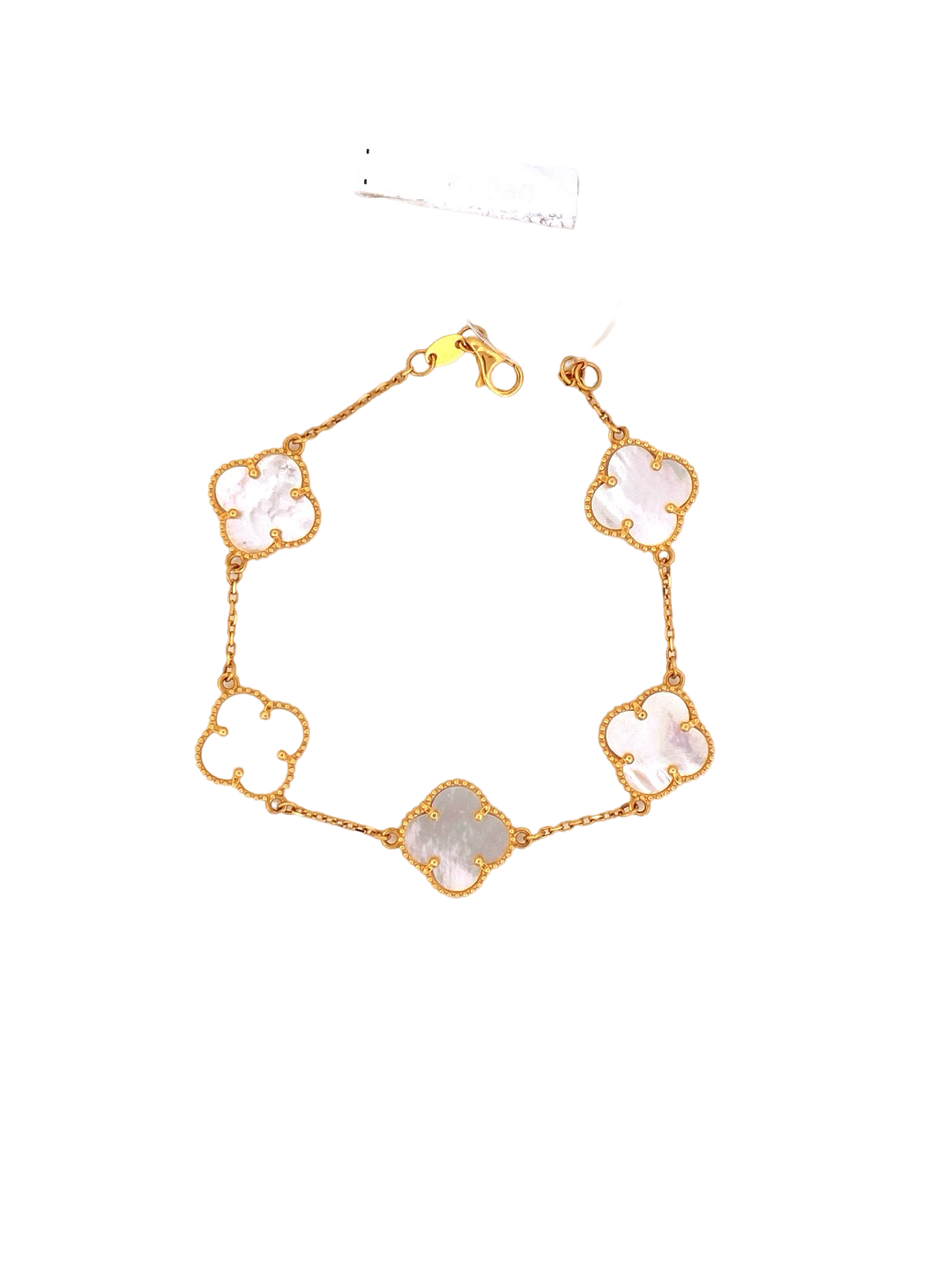 22K Gold Flower Designer Ladies Bracelet