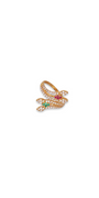 22K Gold CZ Designer Ladies Ring