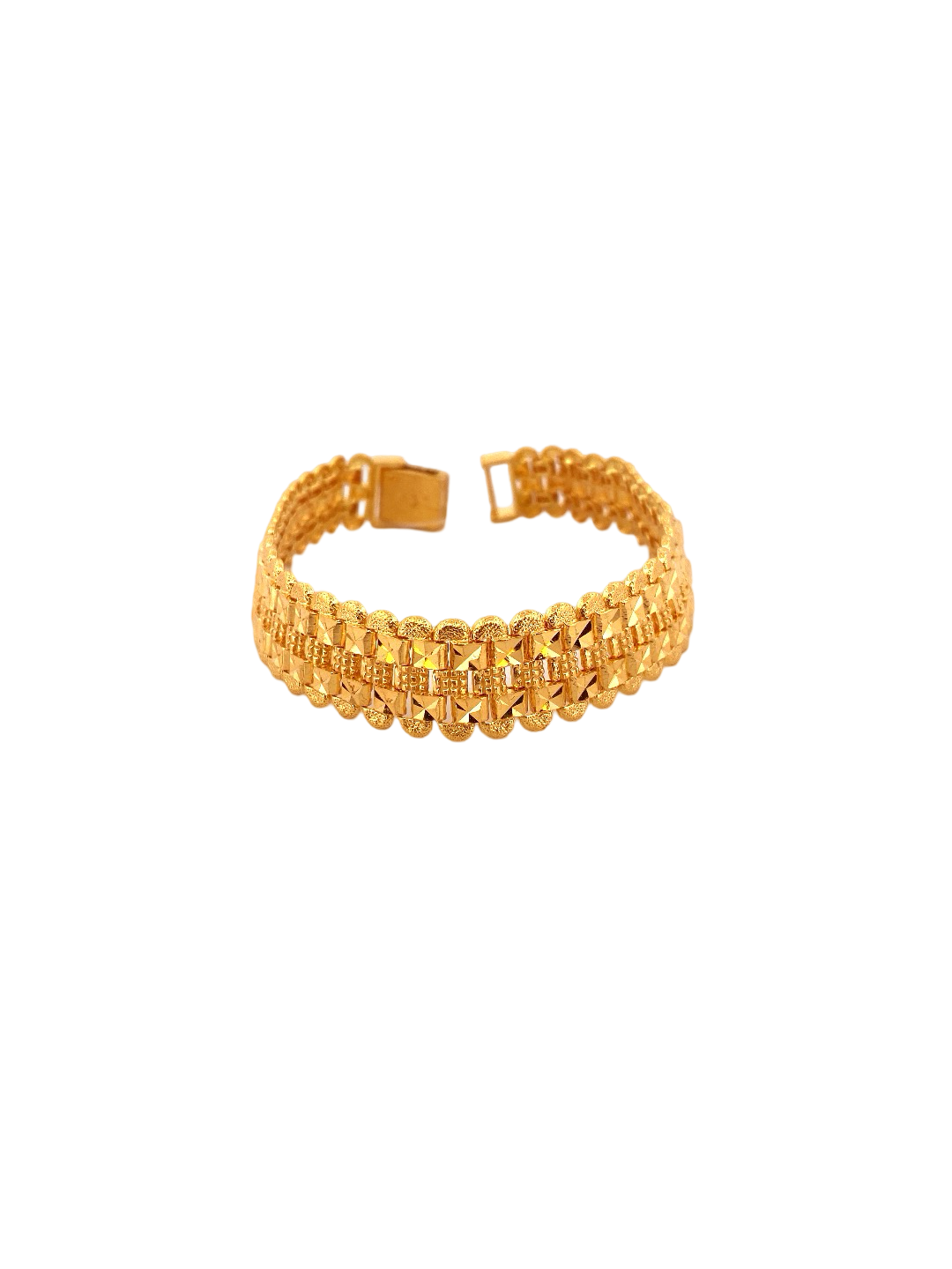 22K Gold Designer Men's Bracelet