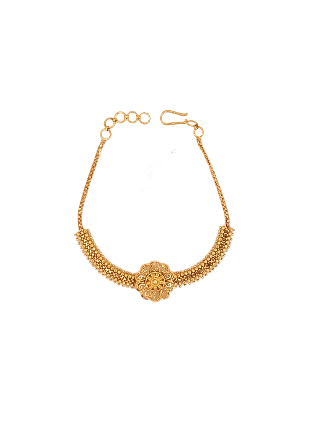 22K Gold Flower Designer Ladies Bracelet