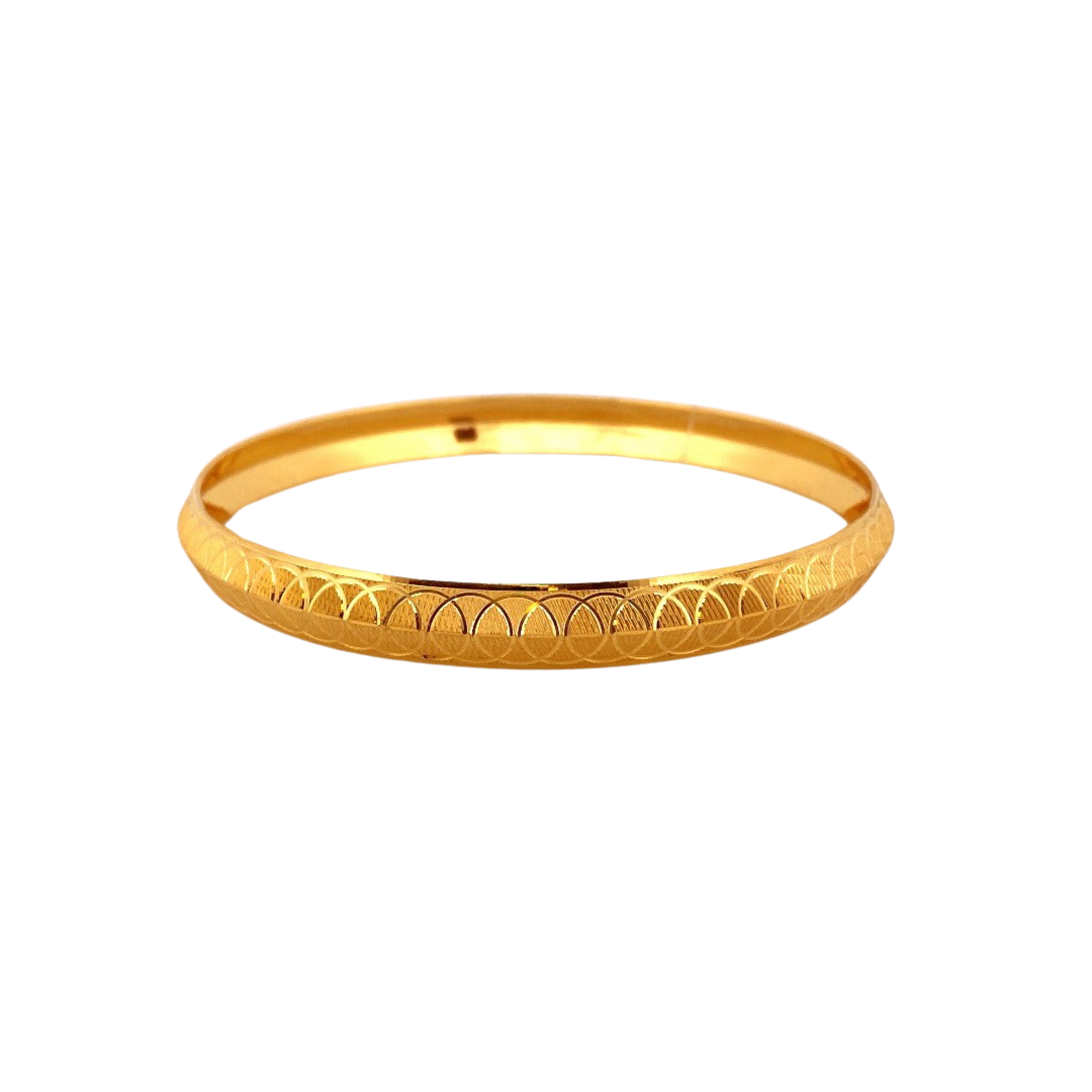 22K Gold Designer Men's Kara