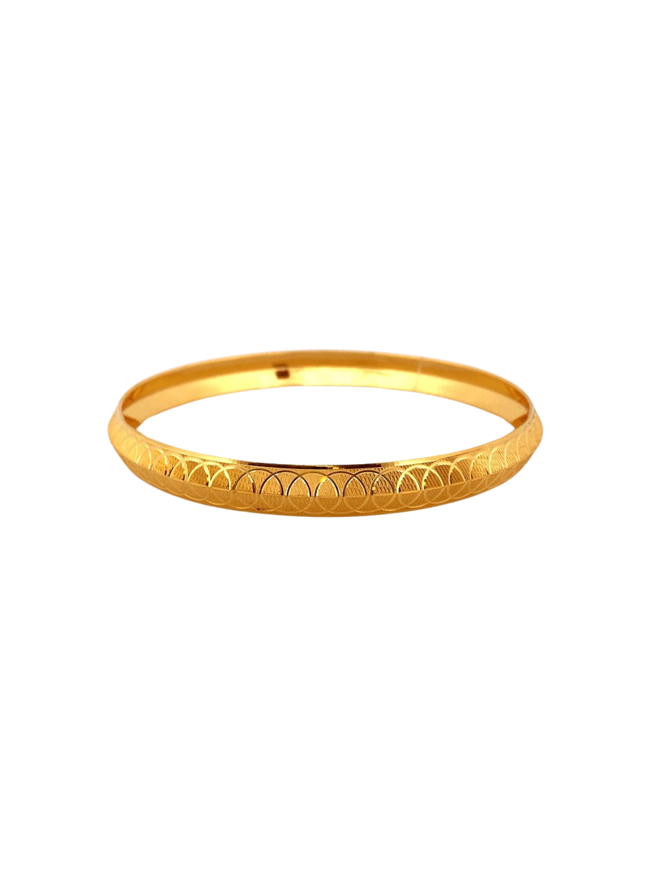 22K Gold Designer Men's Kara