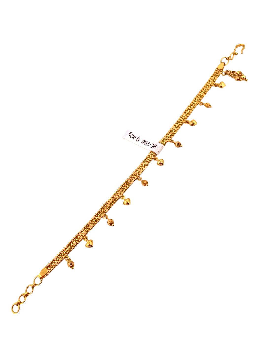 22K Gold Designer Ladies Bracelet