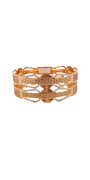 22K Gold Two-tone Designer 2 Pieces Set Of Bangles