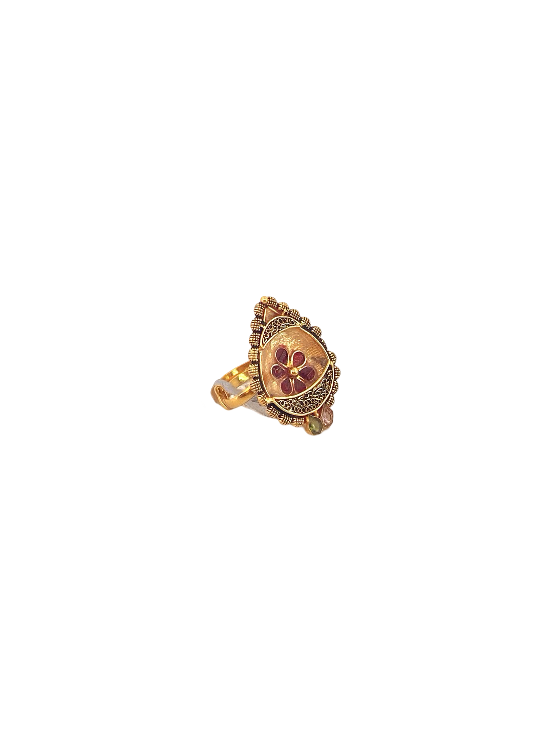 22K Gold Designer Ladies Ring