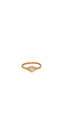 22K Gold CZ Designer Ladies Ring