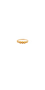 22K Gold Bead Designer Ladies Ring
