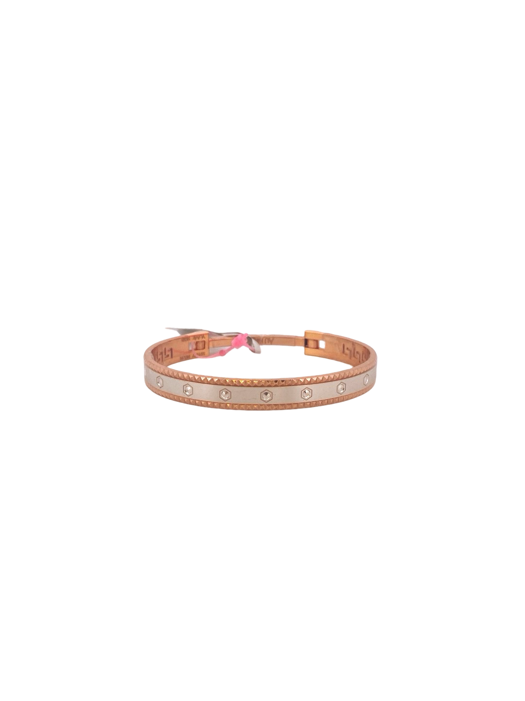 22K Gold Two-tone Designer Ladies Bracelet