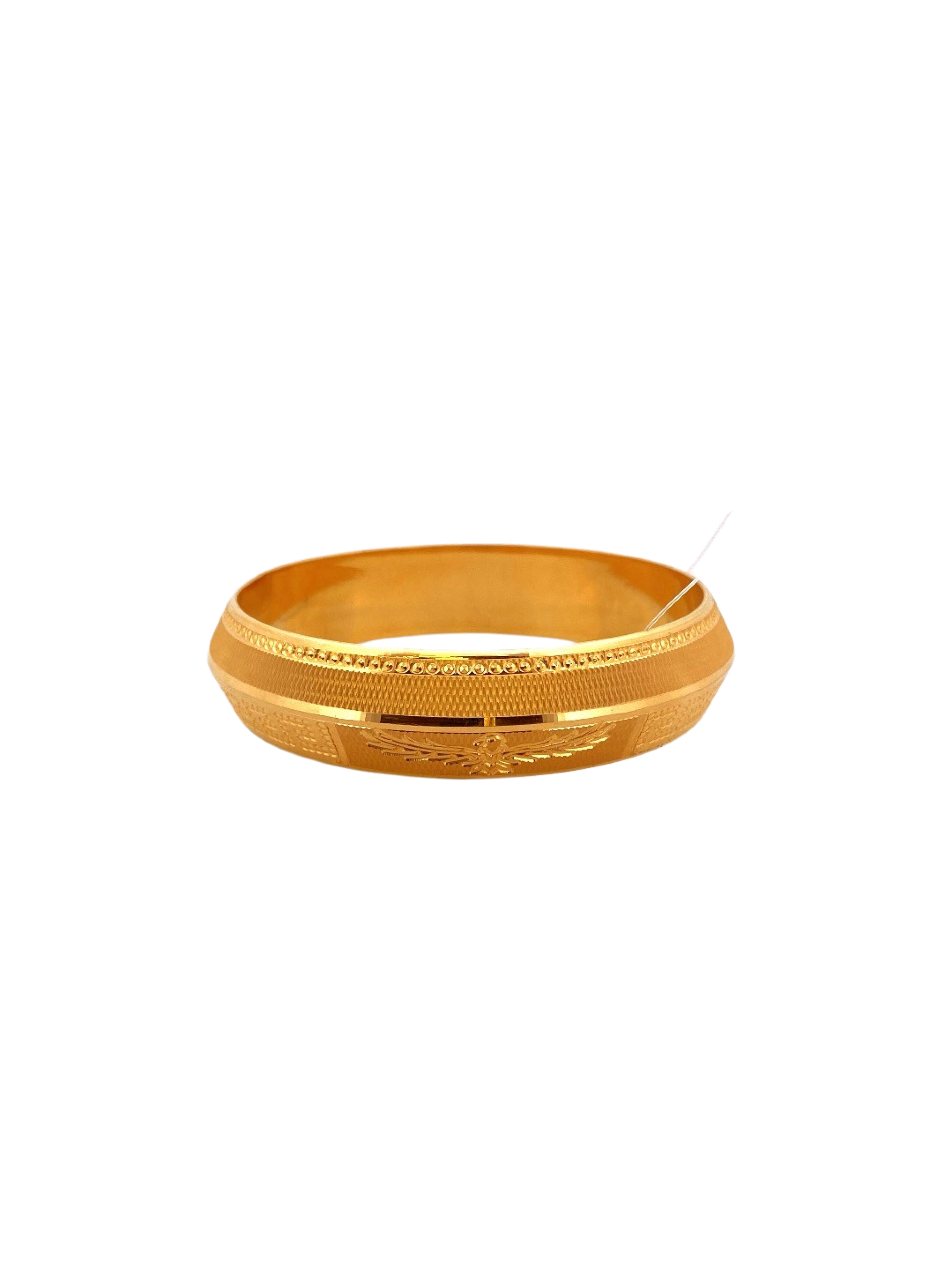 22K Gold Designer Men's Kara