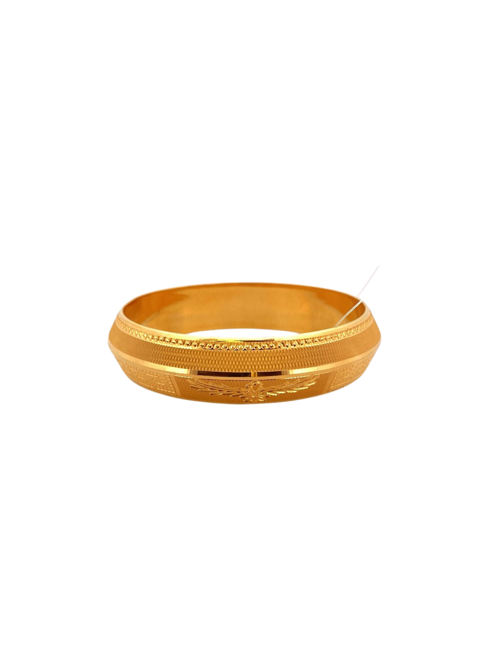 22K Gold Designer Men's Kara
