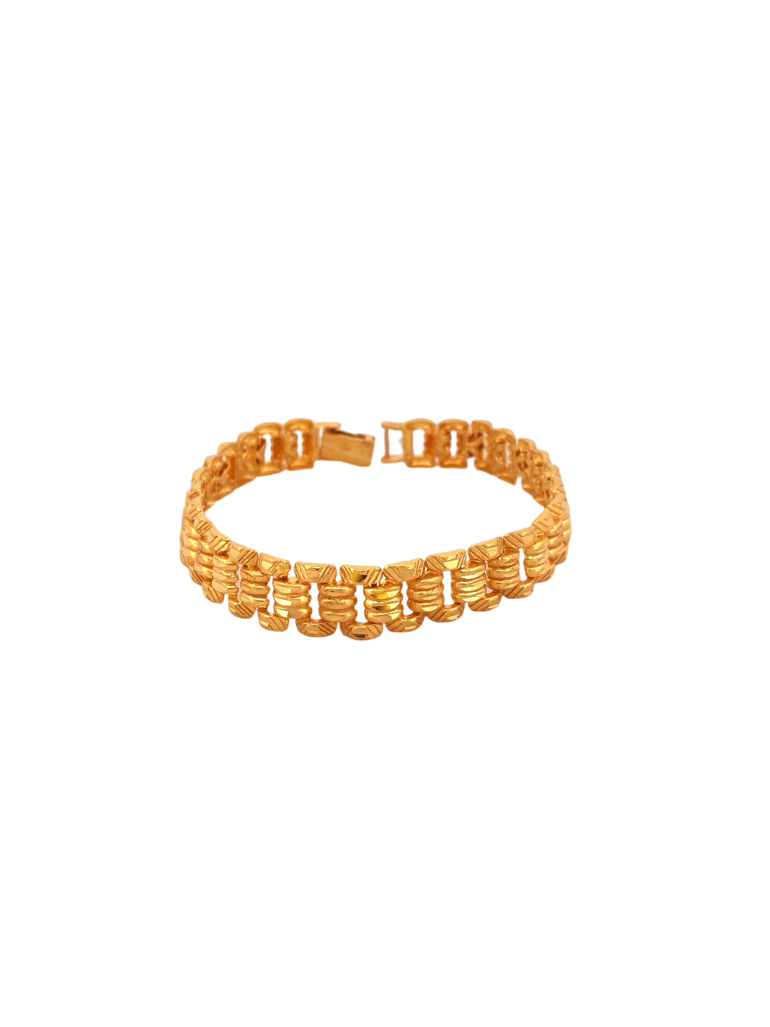22K Gold Designer Men's Bracelet
