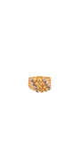 22K Gold Two-tone Designer Ladies Ring