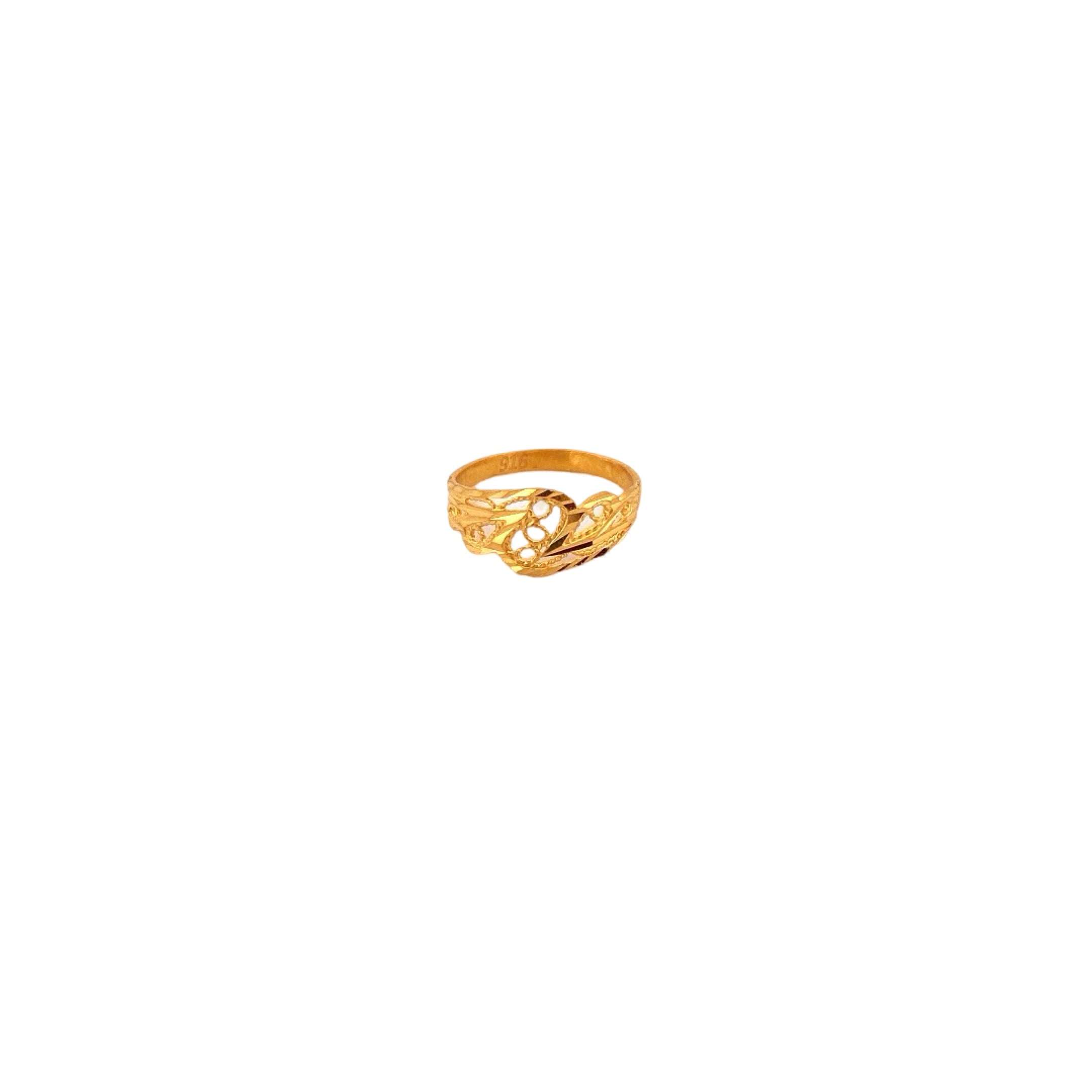 22K Gold Designer Ladies Ring