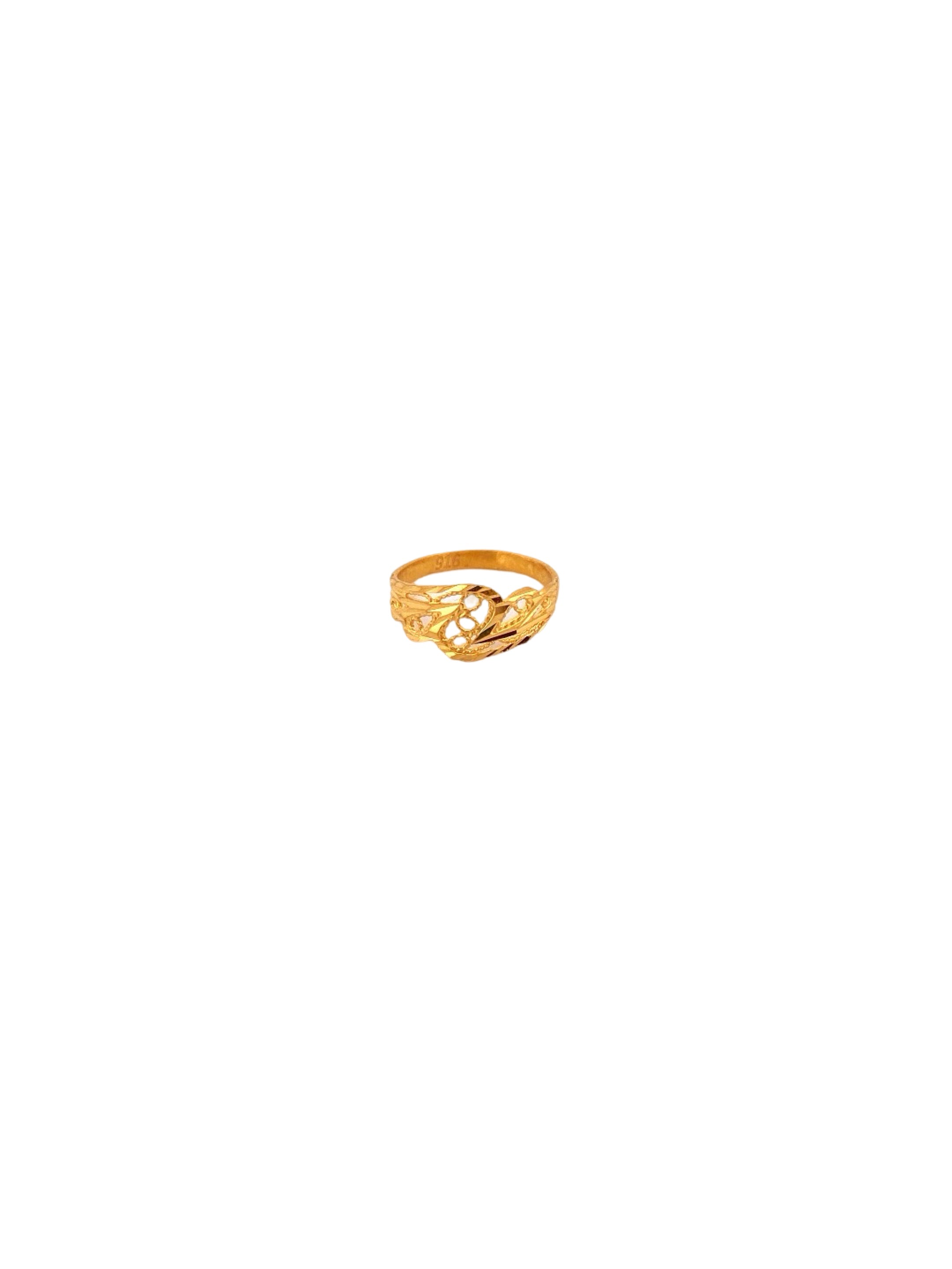 22K Gold Designer Ladies Ring