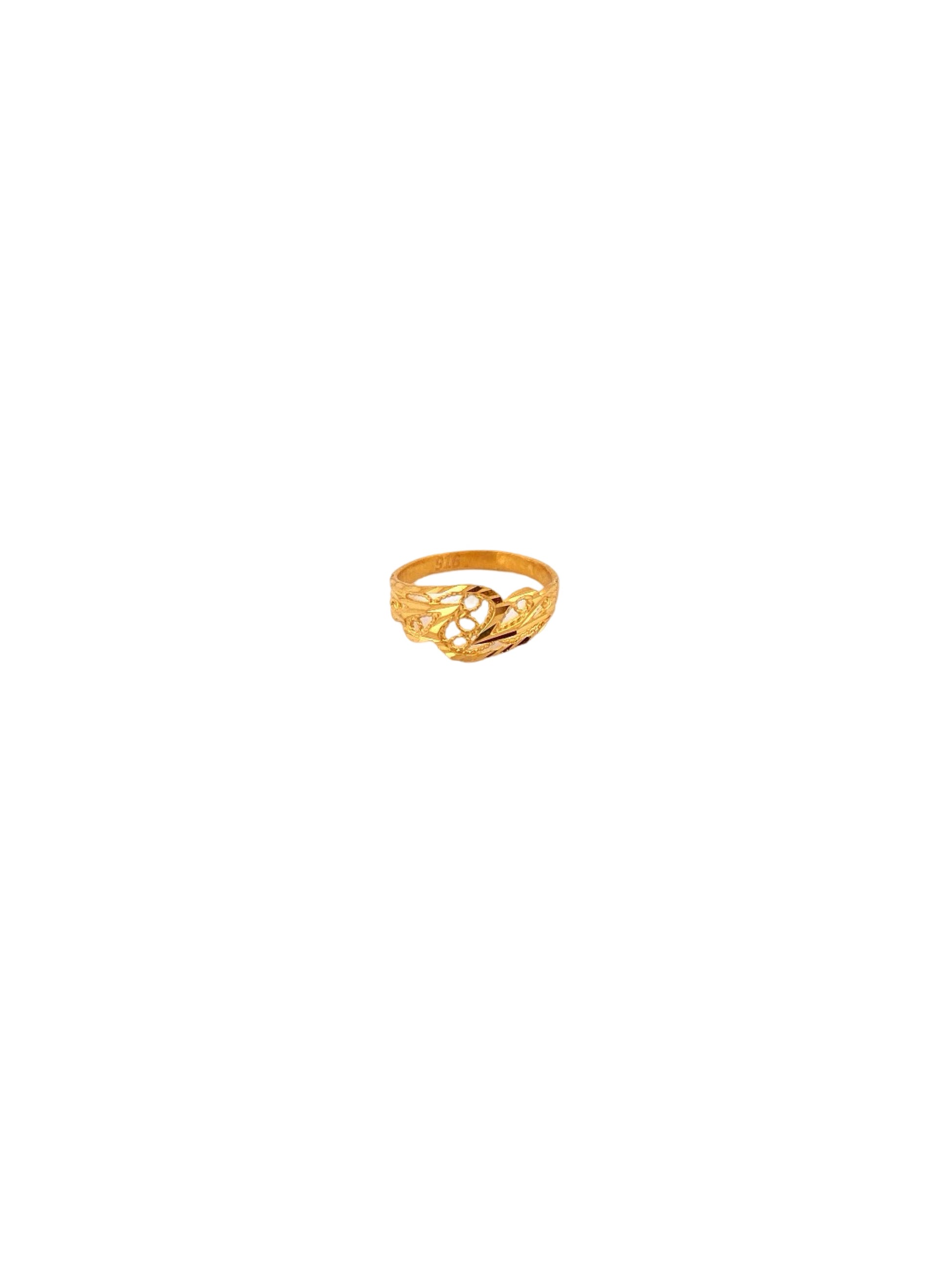 22K Gold Designer Ladies Ring